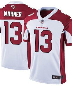 Nike Arizona Cardinals #13 Kurt Warner White Stitched NFL Vapor Untouchable Limited Jersey