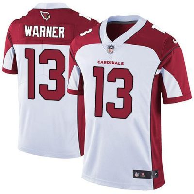 Nike Arizona Cardinals #13 Kurt Warner White Stitched NFL Vapor Untouchable Limited Jersey
