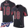Nike Arizona Cardinals #18 Kevin White Black Stitched NFL Limited Rush 100th Season Jersey