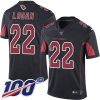 Nike Arizona Cardinals #22 T.J. Logan Black Stitched NFL Limited Rush 100th Season Jersey