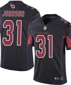 Nike Arizona Cardinals #31 David Johnson Black Stitched NFL Limited Rush Jersey