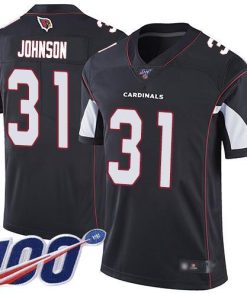 Nike Arizona Cardinals #31 David Johnson Black Alternate Stitched NFL 100th Season Vapor Limited Jersey