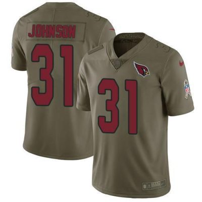 Nike Arizona Cardinals #31 David Johnson Olive Stitched NFL Limited 2017 Salute to Service Jersey