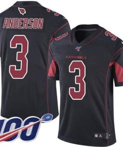 Nike Arizona Cardinals #3 Drew Anderson Black Stitched NFL Limited Rush 100th Season Jersey