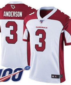 Nike Arizona Cardinals #3 Drew Anderson White Stitched NFL 100th Season Vapor Limited Jersey