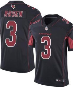 Nike Arizona Cardinals #3 Josh Rosen Black Stitched NFL Limited Rush Jersey