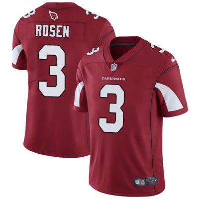 Nike Arizona Cardinals #3 Josh Rosen Red Team Color Stitched NFL Vapor Untouchable Limited Jersey