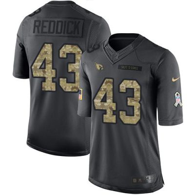 Nike Arizona Cardinals #43 Haason Reddick Black Stitched NFL Limited 2016 Salute to Service Jersey