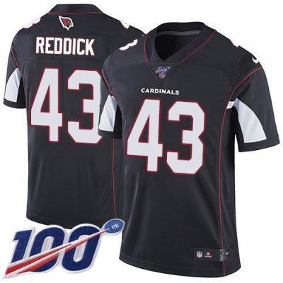 Nike Arizona Cardinals #43 Haason Reddick Black Alternate Stitched NFL 100th Season Vapor Limited Jersey