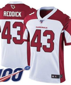 Nike Arizona Cardinals #43 Haason Reddick White Stitched NFL 100th Season Vapor Limited Jersey