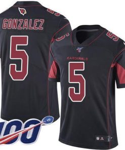 Nike Arizona Cardinals #5 Zane Gonzalez Black Stitched NFL Limited Rush 100th Season Jersey