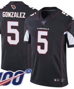 Nike Arizona Cardinals #5 Zane Gonzalez Black Alternate Stitched NFL 100th Season Vapor Limited Jersey