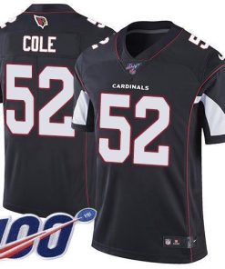 Nike Arizona Cardinals #52 Mason Cole Black Alternate Stitched NFL 100th Season Vapor Limited Jersey