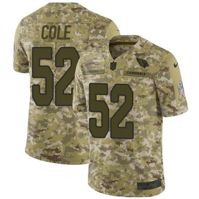 Nike Arizona Cardinals #52 Mason Cole Camo Stitched NFL Limited 2018 Salute To Service Jersey