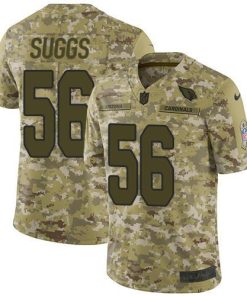 Nike Arizona Cardinals #56 Terrell Suggs Camo Stitched NFL Limited 2018 Salute To Service Jersey