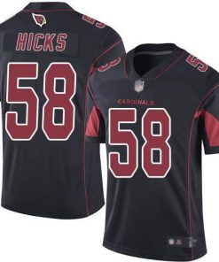 Nike Arizona Cardinals #58 Jordan Hicks Black Stitched NFL Limited Rush Jersey