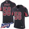 Nike Arizona Cardinals #58 Jordan Hicks Black Stitched NFL Limited Rush 100th Season Jersey