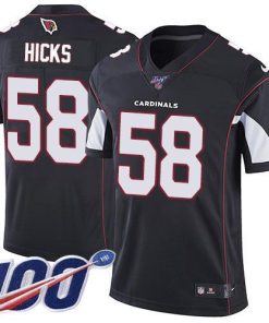 Nike Arizona Cardinals #58 Jordan Hicks Black Alternate Stitched NFL 100th Season Vapor Limited Jersey