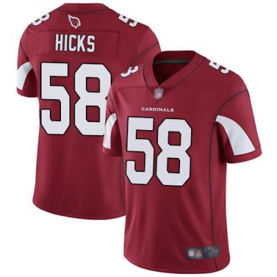 Nike Arizona Cardinals #58 Jordan Hicks Red Team Color Stitched NFL Vapor Untouchable Limited Jersey