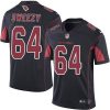 Nike Arizona Cardinals #64 J.R. Sweezy Black Stitched NFL Limited Rush Jersey