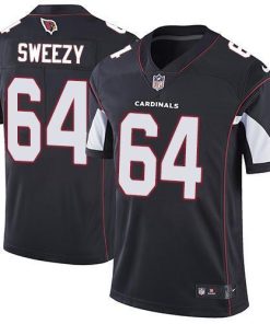 Nike Arizona Cardinals #64 J.R. Sweezy Black Alternate Stitched NFL Vapor Untouchable Limited Jersey