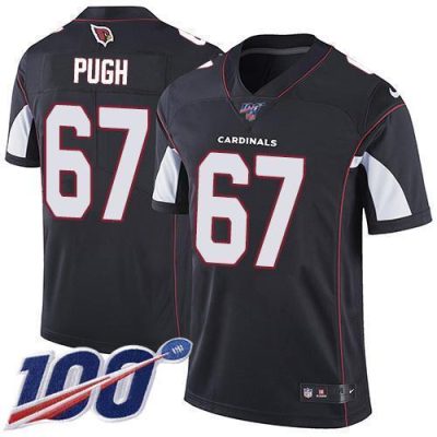 Nike Arizona Cardinals #67 Justin Pugh Black Alternate Stitched NFL 100th Season Vapor Limited Jersey