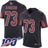 Nike Arizona Cardinals #73 Max Garcia Black Stitched NFL Limited Rush 100th Season Jersey