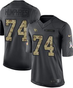 Nike Arizona Cardinals #74 D.J. Humphries Black Stitched NFL Limited 2016 Salute to Service Jersey