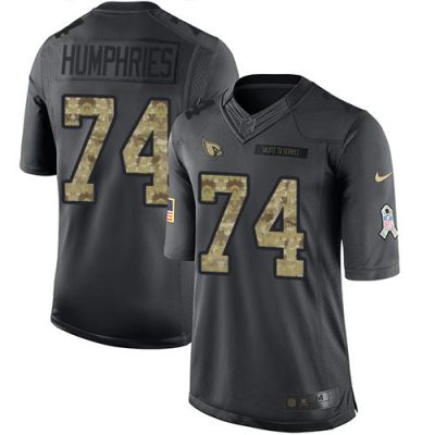 Nike Arizona Cardinals #74 D.J. Humphries Black Stitched NFL Limited 2016 Salute to Service Jersey
