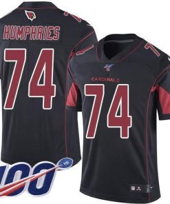 Nike Arizona Cardinals #74 D.J. Humphries Black Stitched NFL Limited Rush 100th Season Jersey