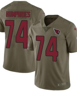 Nike Arizona Cardinals #74 D.J. Humphries Olive Stitched NFL Limited 2017 Salute to Service Jersey