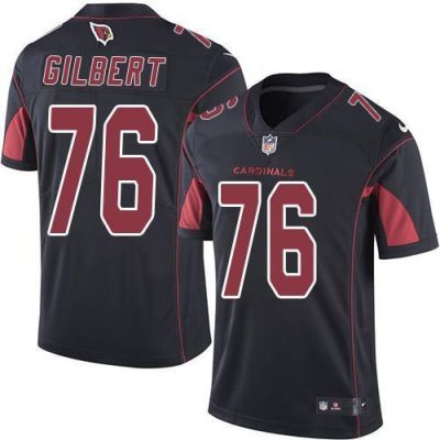 Nike Arizona Cardinals #76 Marcus Gilbert Black Stitched NFL Limited Rush Jersey
