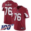 Nike Arizona Cardinals #76 Marcus Gilbert Red Team Color Stitched NFL 100th Season Vapor Limited Jersey