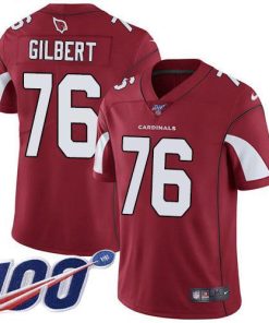 Nike Arizona Cardinals #76 Marcus Gilbert Red Team Color Stitched NFL 100th Season Vapor Limited Jersey