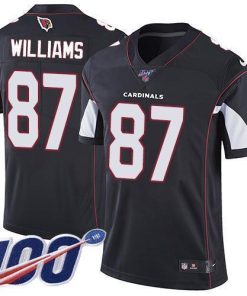 Nike Arizona Cardinals #87 Maxx Williams Black Alternate Stitched NFL 100th Season Vapor Limited Jersey