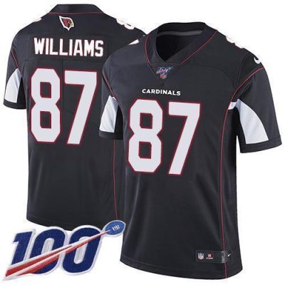 Nike Arizona Cardinals #87 Maxx Williams Black Alternate Stitched NFL 100th Season Vapor Limited Jersey
