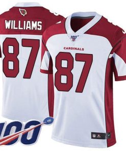 Nike Arizona Cardinals #87 Maxx Williams White Stitched NFL 100th Season Vapor Limited Jersey