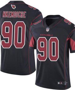 Nike Arizona Cardinals #90 Robert Nkemdiche Black Stitched NFL Limited Rush Jersey
