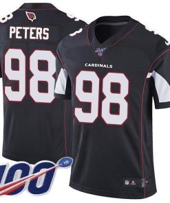 Nike Arizona Cardinals #98 Corey Peters Black Alternate Stitched NFL 100th Season Vapor Limited Jersey