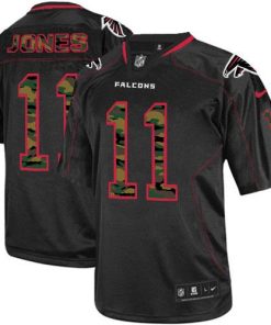 Nike Atlanta Falcons #11 Julio Jones Black Stitched NFL Elite Camo Fashion Jersey