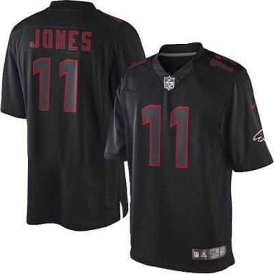 Nike Atlanta Falcons #11 Julio Jones Black Stitched NFL Impact Limited Jersey