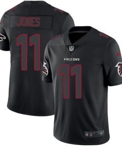 Nike Atlanta Falcons #11 Julio Jones Black Stitched NFL Limited Rush Impact Jersey
