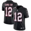 Nike Atlanta Falcons #12 Mohamed Sanu Sr Black Alternate Stitched NFL Vapor Untouchable Limited Jersey