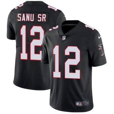 Nike Atlanta Falcons #12 Mohamed Sanu Sr Black Alternate Stitched NFL Vapor Untouchable Limited Jersey