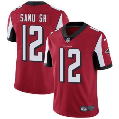 Nike Atlanta Falcons #12 Mohamed Sanu Sr Red Team Color Stitched NFL Vapor Untouchable Limited Jersey