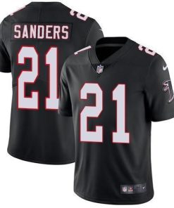 Nike Atlanta Falcons #21 Deion Sanders Black Alternate Stitched NFL Vapor Untouchable Limited Jersey