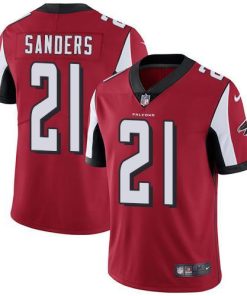 Nike Atlanta Falcons #21 Deion Sanders Red Team Color Stitched NFL Vapor Untouchable Limited Jersey