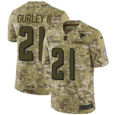 Nike Atlanta Falcons #21 Todd Gurley II Camo Stitched NFL Limited 2018 Salute To Service Jersey