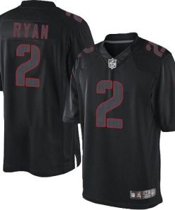 Nike Atlanta Falcons #2 Matt Ryan Black Stitched NFL Impact Limited Jersey