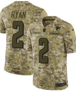 Nike Atlanta Falcons #2 Matt Ryan Camo Stitched NFL Limited 2018 Salute To Service Jersey
